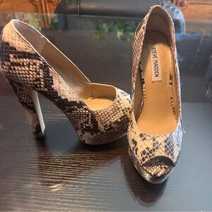 Steve Madden Snake Print Women's Heels